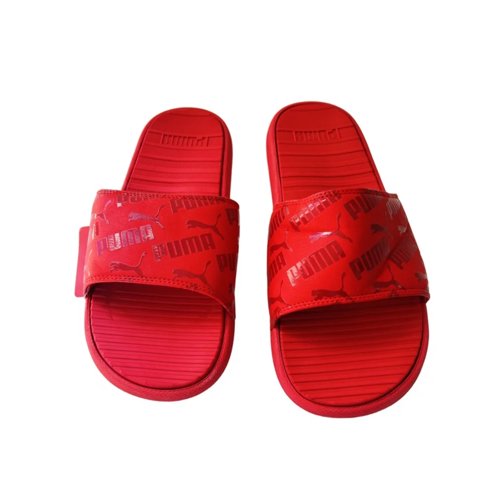 PUMA Cool Cat Bold 2 Slides – High Risk Red – Men’s 7/Unisex Size 8.5